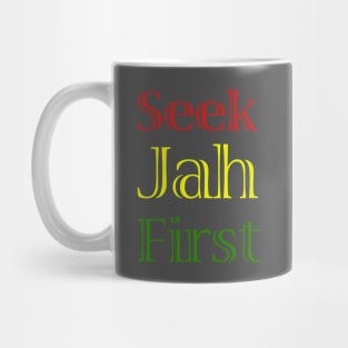 Seek Jah First, Rastafarian Mug